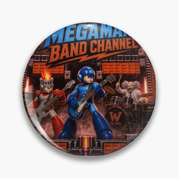 Item preview, MegaMan Band — Fireman Stage (Dr. Wily + Fireman, 8-Bit Rock) designed and sold by Nostalgia Studios.