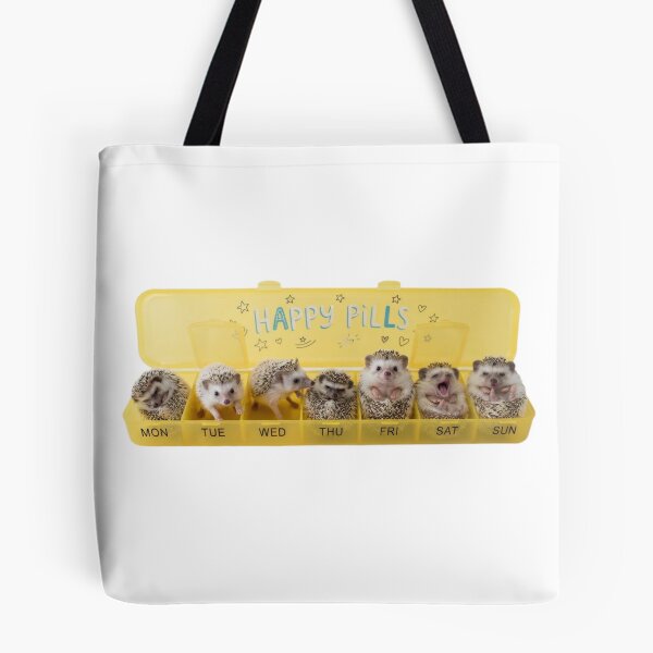 Item preview, Hedgehog happy pills medicine doctor doc cute kawaii funny adorable vet veterinarian designed and sold by CheeseBlueprint.