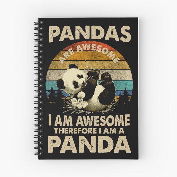 Item preview, Vintage Pandas Are Awesome Funny Quote Aesthetic designed and sold by spellmadebylee.