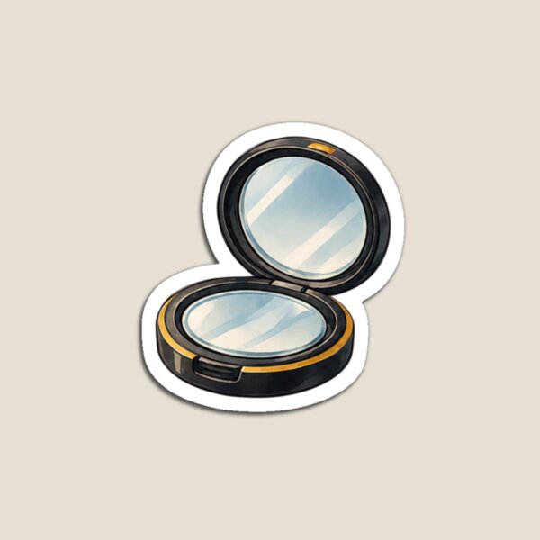 Item preview, Compact Mirror Illustration | Beauty Cosmetic designed and sold by luiarteu.