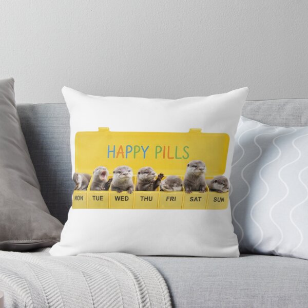 Item preview, Otter happy pills medicine doctor doc cute kawaii funny adorable vet veterinarian designed and sold by CheeseBlueprint.