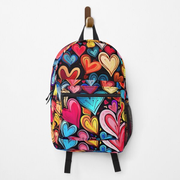 Item preview, Fun Fantasy Hearts In Red, Blue, And Yellow designed and sold by DEC02.