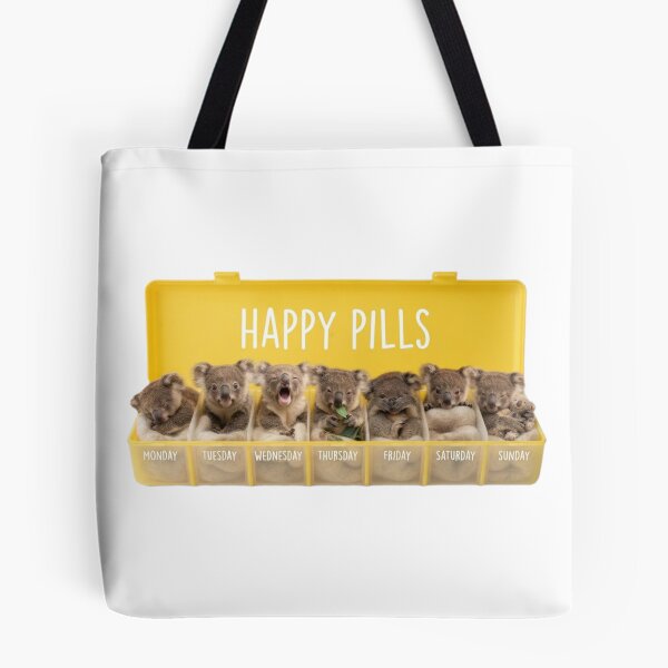 Item preview, Koala happy pills medicine doctor doc cute kawaii funny adorable vet veterinarian designed and sold by CheeseBlueprint.