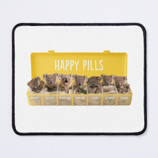 Item preview, Koala happy pills medicine doctor doc cute kawaii funny adorable vet veterinarian designed and sold by CheeseBlueprint.