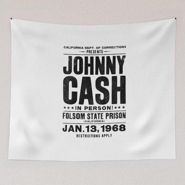 Item preview, Johnny Cash live at Folsom State Prison - Jan. 13, 1968 designed and sold by Primotees.