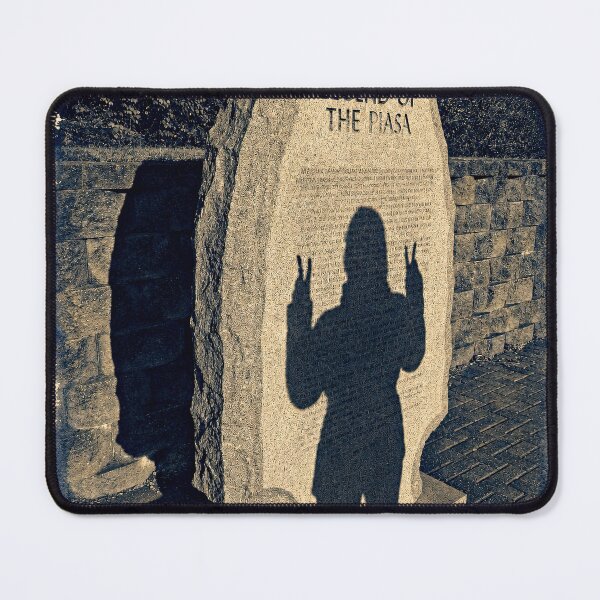 Item preview, Peace Out at the Piasa Marker designed and sold by Robert Meyers-Lussier.