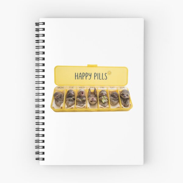 Item preview, Sloth happy pills medicine doctor doc cute kawaii funny adorable vet veterinarian designed and sold by CheeseBlueprint.