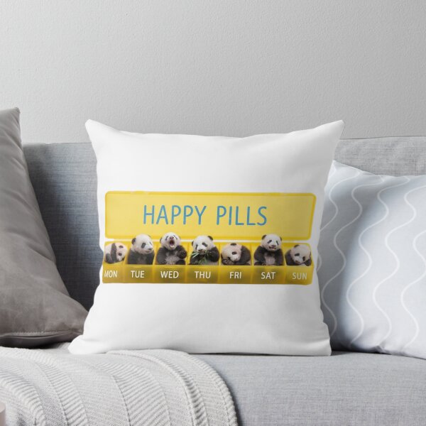 Item preview, Panda happy pills medicine doctor doc cute kawaii funny adorable vet veterinarian designed and sold by CheeseBlueprint.