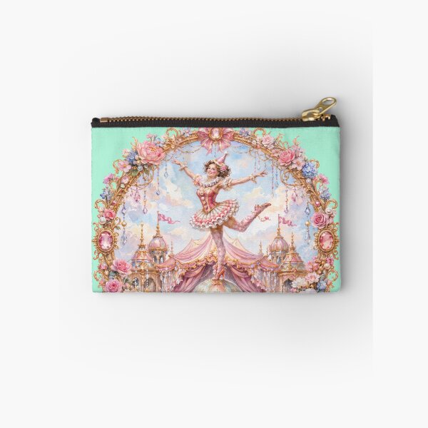 Item preview, Golden Circus Ball Acrobat in a Floral Fantasy Frame designed and sold by sunbowjp stadio.