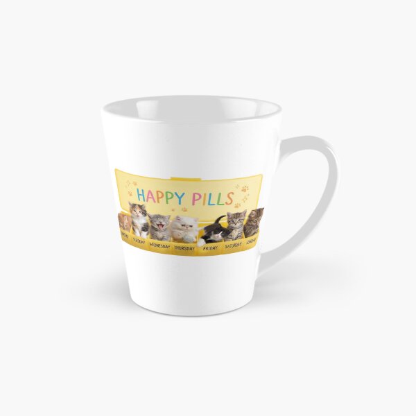 Item preview, Kitten cat kitty happy pills medicine doctor doc cute kawaii funny adorable vet veterinarian designed and sold by CheeseBlueprint.