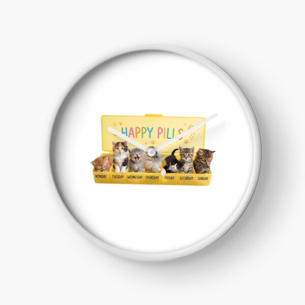 Item preview, Kitten cat kitty happy pills medicine doctor doc cute kawaii funny adorable vet veterinarian designed and sold by CheeseBlueprint.