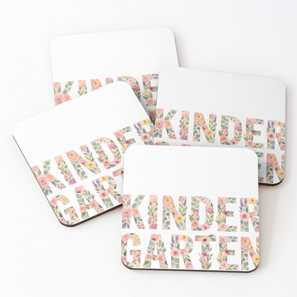 Item preview, Kinder Garten Floral Watercolor Teacher T-Shirt Cute Kindergarten Flowers Gift designed and sold by StickerNestYou.