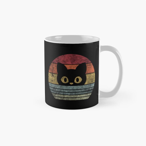 Item preview, Vintage Sunset Cat Silhouette Retro Aesthetic designed and sold by spellmadebylee.