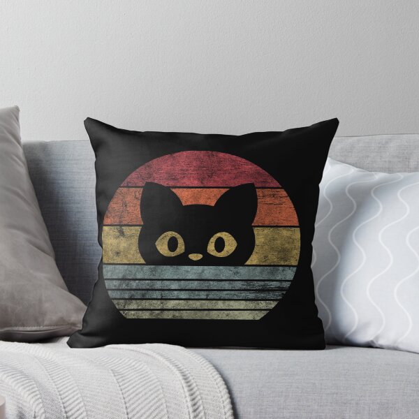 Item preview, Vintage Sunset Cat Silhouette Retro Aesthetic designed and sold by spellmadebylee.