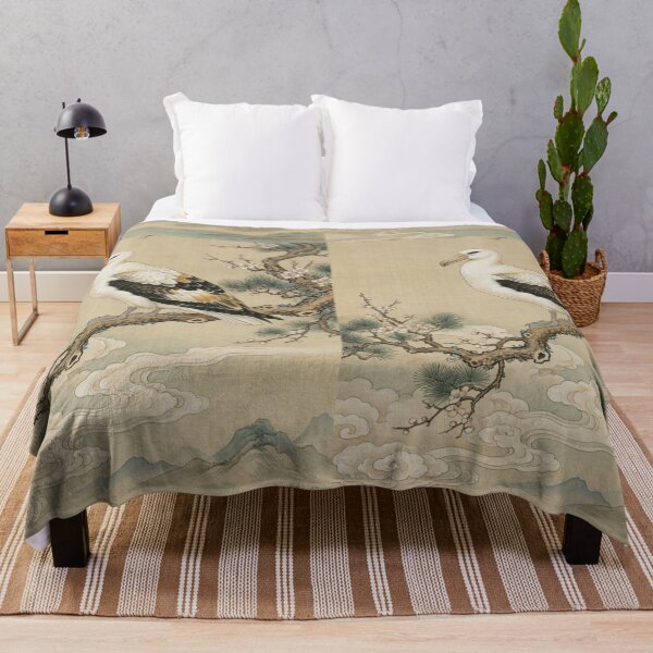Item preview, Majestic Albatross Bird in Traditional Chinese Ink Wash Style designed and sold by OddlySticky.