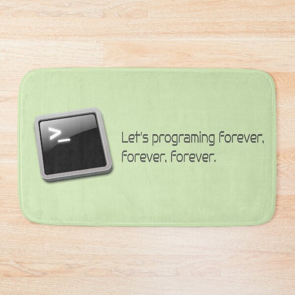 Item preview, Programming forever designed and sold by Ctrl+Alt+Store.
