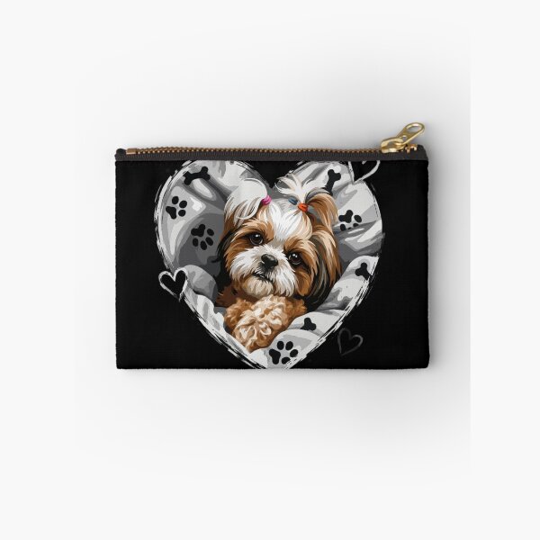 Item preview, Shih Tzu Heart – Cute Dog Lover Paw Print Design designed and sold by PawsAndPallette .