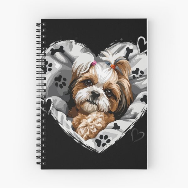Item preview, Shih Tzu Heart – Cute Dog Lover Paw Print Design designed and sold by PawsAndPallette .