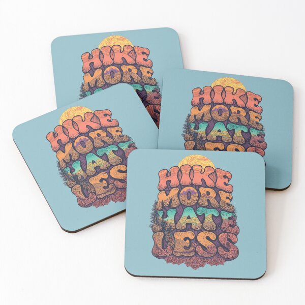 Item preview, Hike More Hate Less Retro 70s Poster  designed and sold by Skyrocketz.