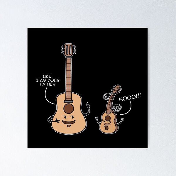 Item preview, Uke I Am Your Father Funny Ukulele Guitar Parody designed and sold by spellmadebylee.