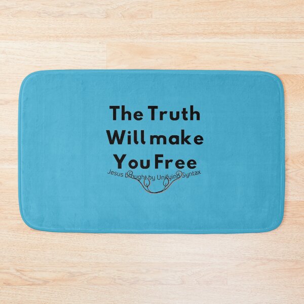 Item preview, The Truth will Make You Free - Inspiring Motivational Minimalism Products designed and sold by UnifyingSyntax.