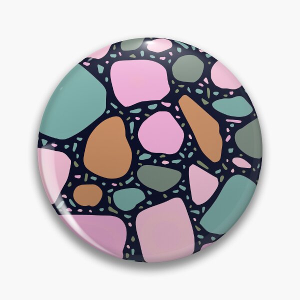 Item preview, Pink, Seafoam Green, And Earth Tone Terrazzo Pattern designed and sold by DEC02.