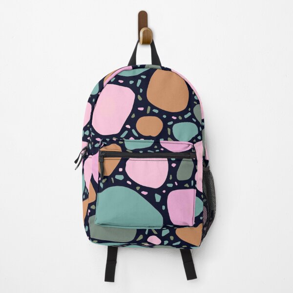 Item preview, Pink, Seafoam Green, And Earth Tone Terrazzo Pattern designed and sold by DEC02.