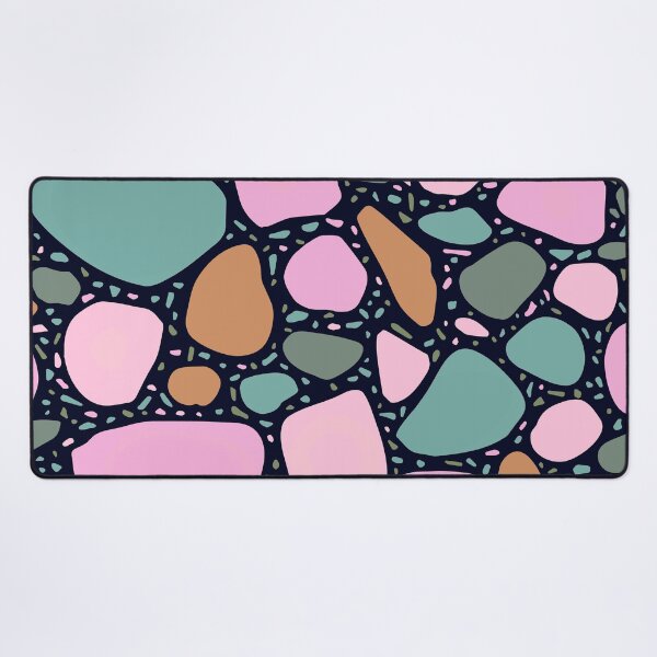 Item preview, Pink, Seafoam Green, And Earth Tone Terrazzo Pattern designed and sold by DEC02.