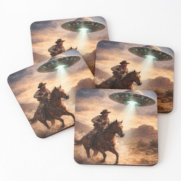 Item preview, UFO & Cowboy designed and sold by bernswell.