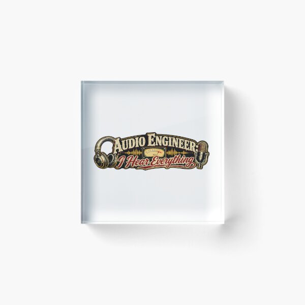 Item preview, Audio Engineer I Hear Everything - Vintage Sound Tech designed and sold by graphic-genie.