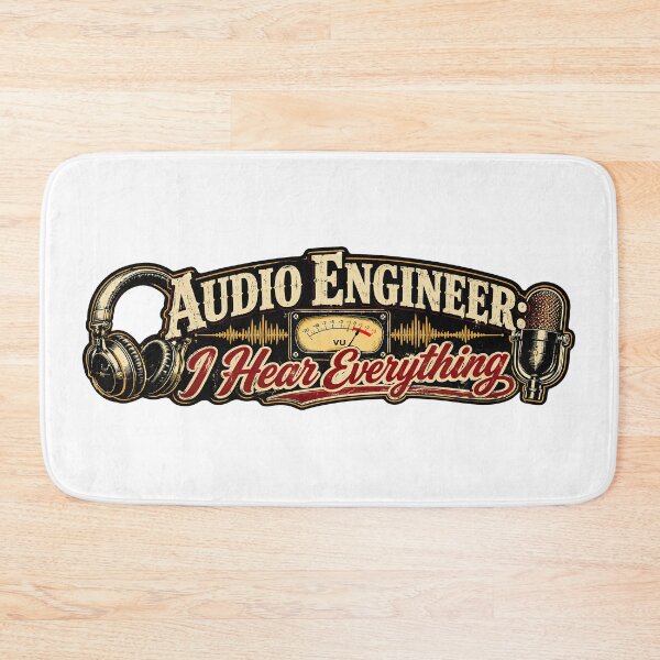 Item preview, Audio Engineer I Hear Everything - Vintage Sound Tech designed and sold by graphic-genie.