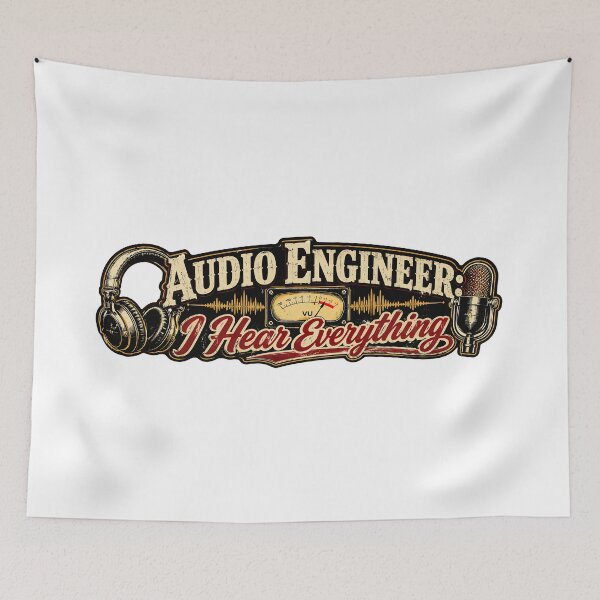 Item preview, Audio Engineer I Hear Everything - Vintage Sound Tech designed and sold by graphic-genie.