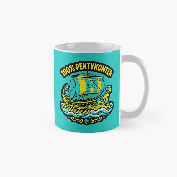 Item preview, Ancient Greek Galley 100% Pentykonter Ancient History designed and sold by SplashTastic.