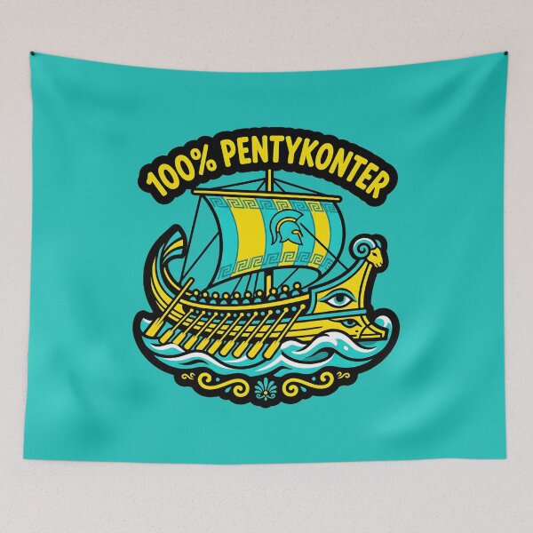 Item preview, Ancient Greek Galley 100% Pentykonter Ancient History designed and sold by SplashTastic.