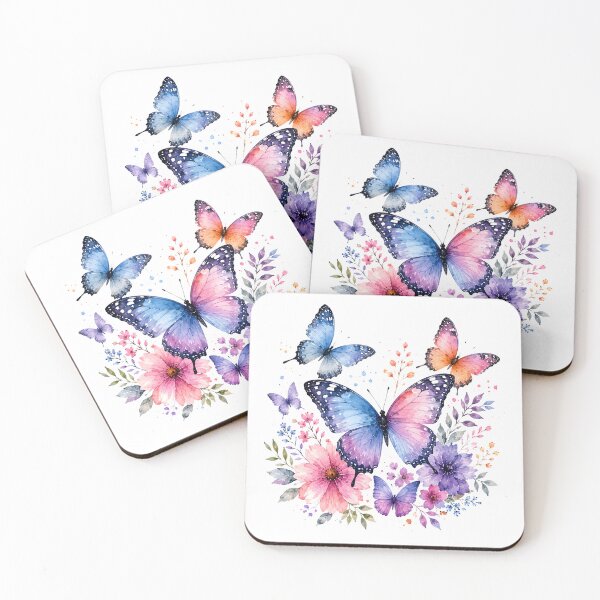 Item preview, Watercolor Butterfly Garden designed and sold by trendspatterns.