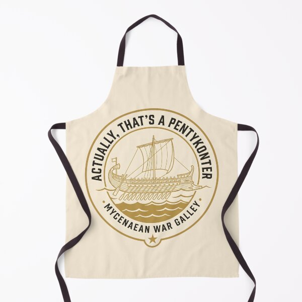 Item preview, Mycenaean War Galley Actually That's A Pentykonter Ancient History designed and sold by SplashTastic.