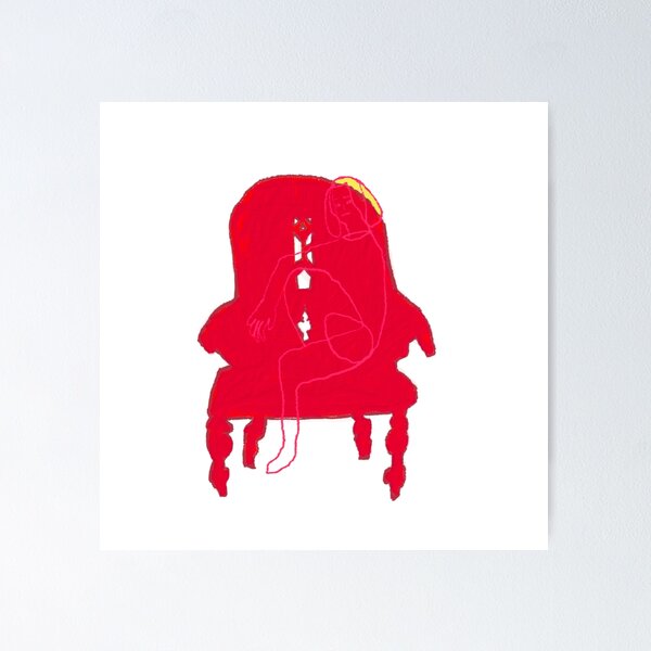 Item preview, Red Chair designed and sold by momuneart.