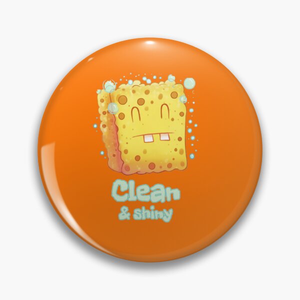 Item preview, Clean & Shiny - Cute Kawaii Bath Sponge with Bubbles Graphic designed and sold by GenZFashion000.