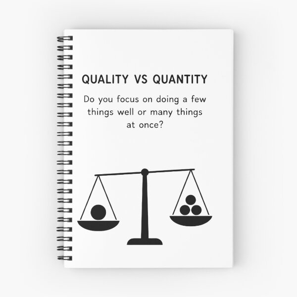 Item preview, EUALITY VS QUANTITY designed and sold by ImprintMindLab.