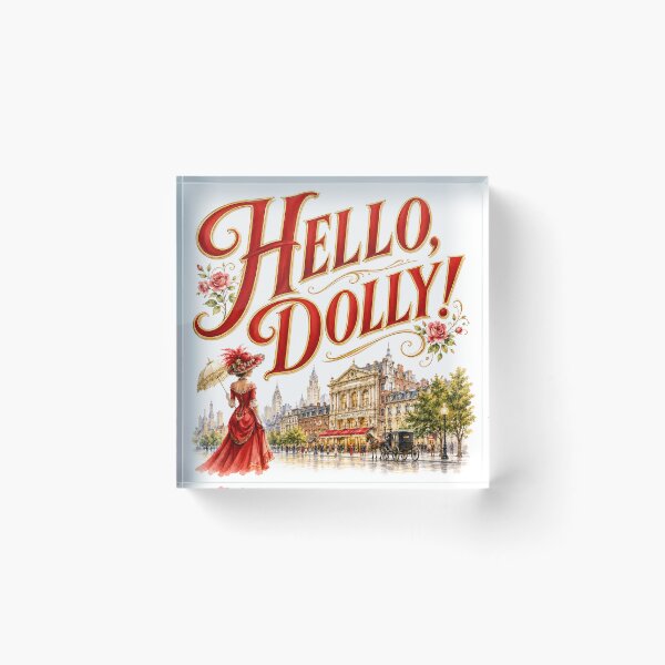 Item preview, Hello Dolly! the Musical - Dolly Gallagher Levi designed and sold by Lyric Vault - Rock on.