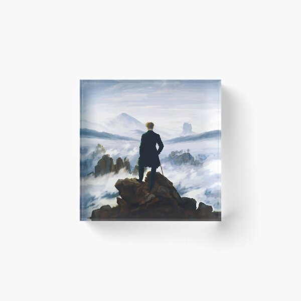 Item preview, Wanderer above the Sea of Fog, Caspar David Friedrich designed and sold by KeyOfArt2026.