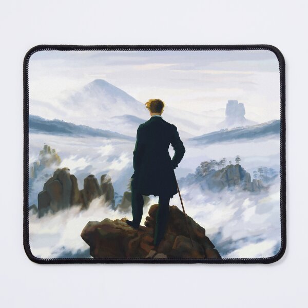 Item preview, Wanderer above the Sea of Fog, Caspar David Friedrich designed and sold by KeyOfArt2026.