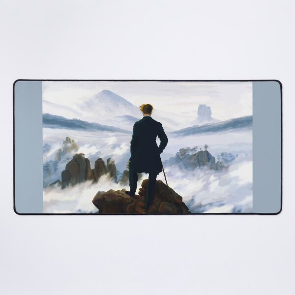 Item preview, Wanderer above the Sea of Fog, Caspar David Friedrich designed and sold by KeyOfArt2026.