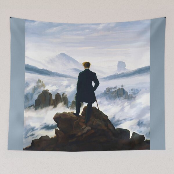 Item preview, Wanderer above the Sea of Fog, Caspar David Friedrich designed and sold by KeyOfArt2026.