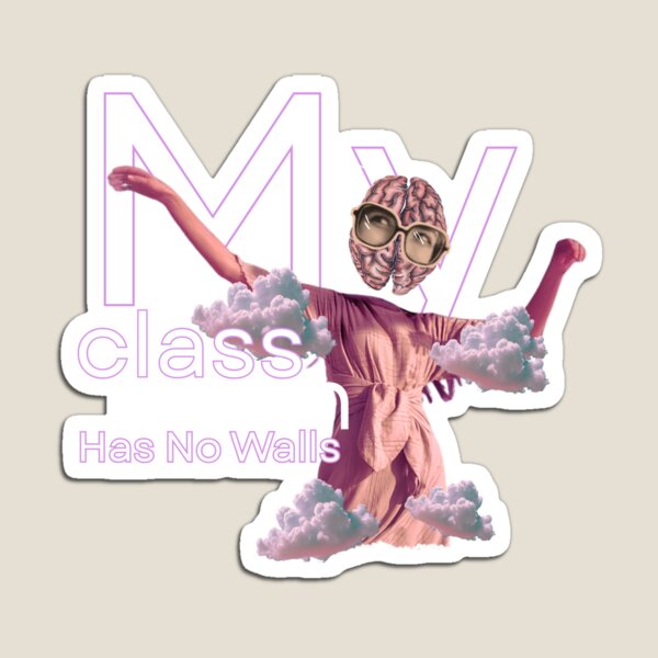 Item preview, My Classroom Has No Walls T-Shirt | Unschooling Gift | Alternative Education Shirt | Retro Surrealist Tee designed and sold by Aprasi.