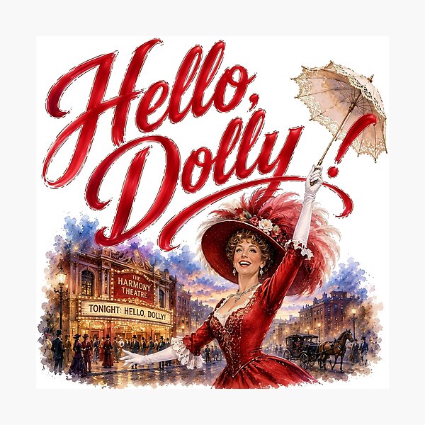 Item preview, Copy of Hello Dolly! the Musical - Dolly Gallagher Levi designed and sold by Lyric Vault - Rock on.