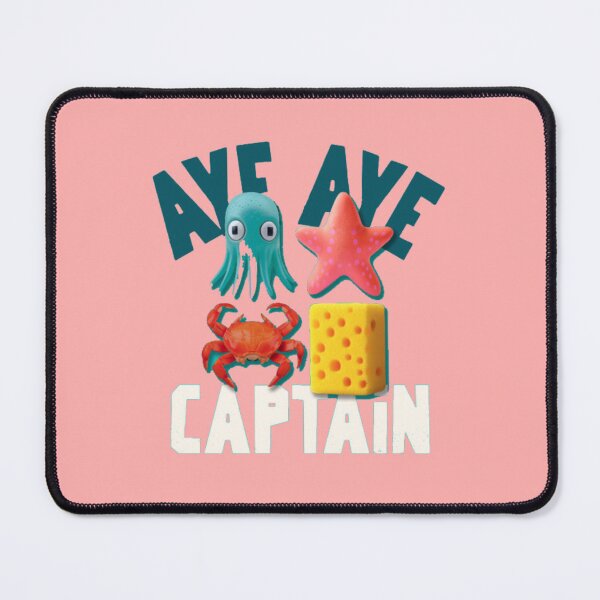 Item preview, Aye Aye Captain - Cute Underwater Sea Squad Octopus Starfish Crab Sponge designed and sold by GenZFashion000.