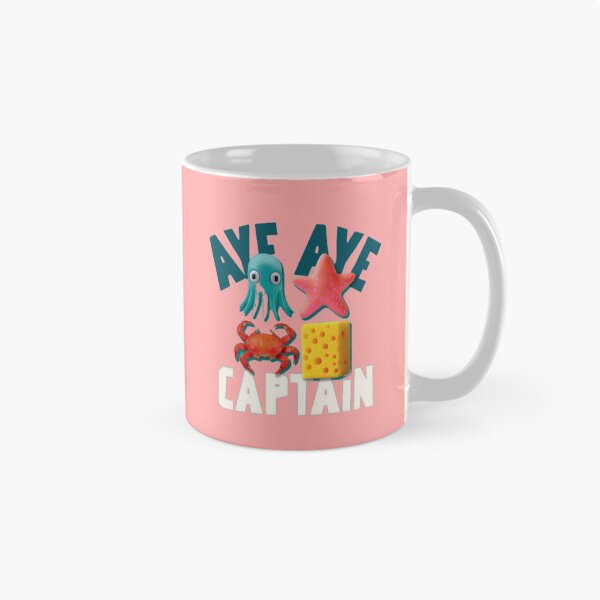 Item preview, Aye Aye Captain - Cute Underwater Sea Squad Octopus Starfish Crab Sponge designed and sold by GenZFashion000.