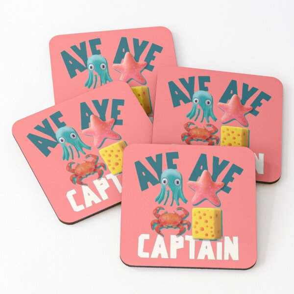 Item preview, Aye Aye Captain - Cute Underwater Sea Squad Octopus Starfish Crab Sponge designed and sold by GenZFashion000.