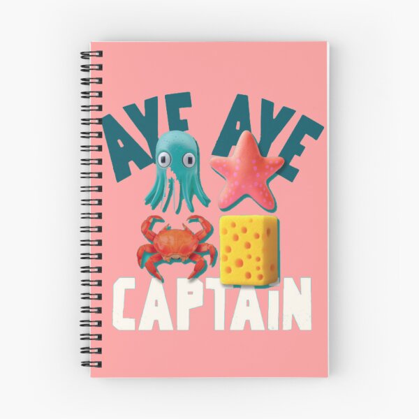 Item preview, Aye Aye Captain - Cute Underwater Sea Squad Octopus Starfish Crab Sponge designed and sold by GenZFashion000.